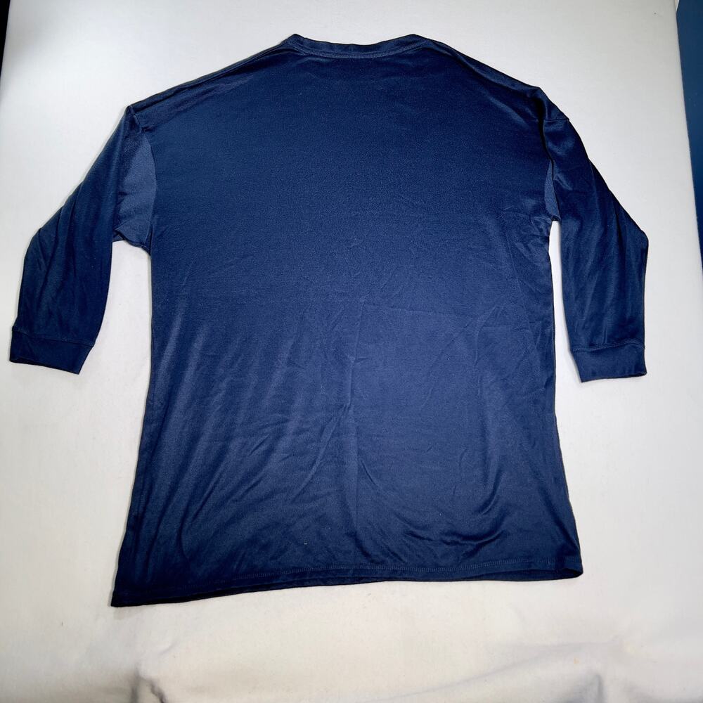 Disney Stitch Lilo Sleepwear Night Shirt Woman Medium 8-10 '21 Print Navy - Picture 4 of 15